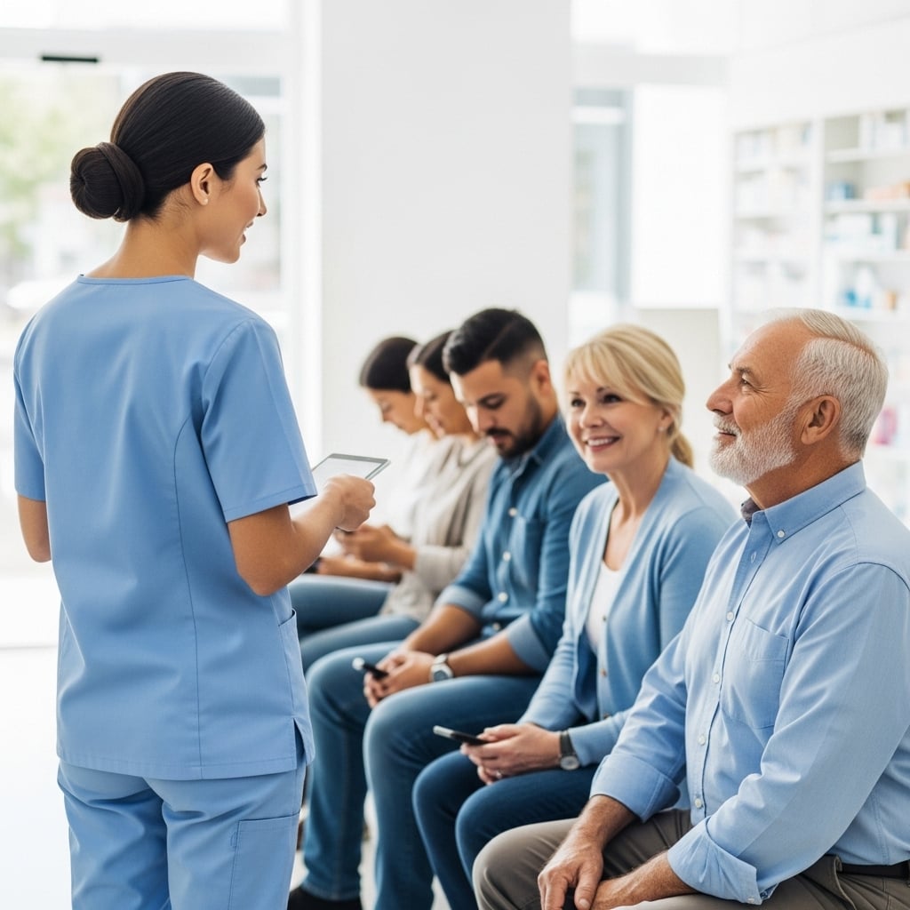 Collaborative team smiling